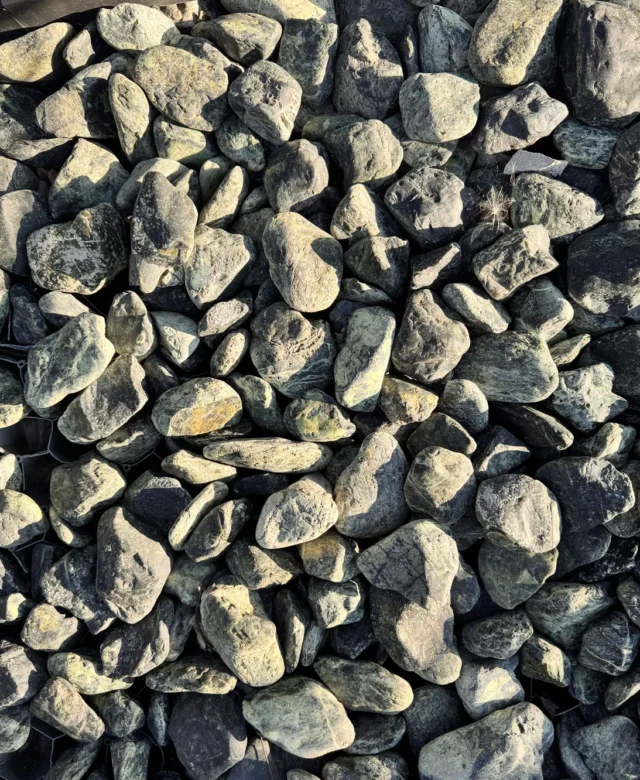 Pebbles Marmura Verde, 2-4 cm Sac 20 kg