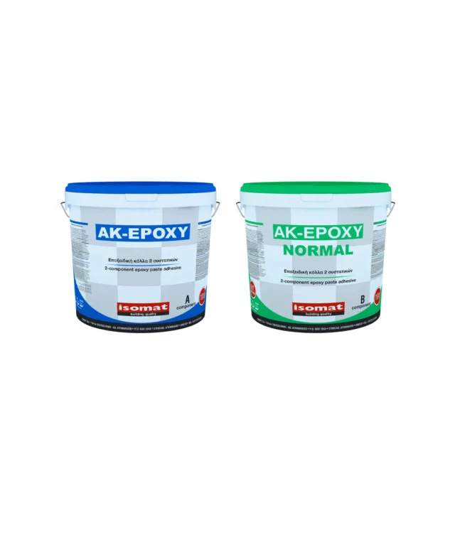 ISOMAT AK-Epoxy Normal - Adeziv epoxidic bicomponent pentru marmura, granit, placi ceramice, rezistenta extrema, A+B, 4L