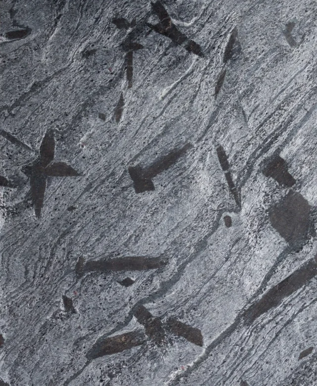 Ardezie Naturala Silver, Periata (Anti-Slip), 60 x 10 x 1 cm | Ideala pt. Exterior/Interior, Vertical/Orizontal