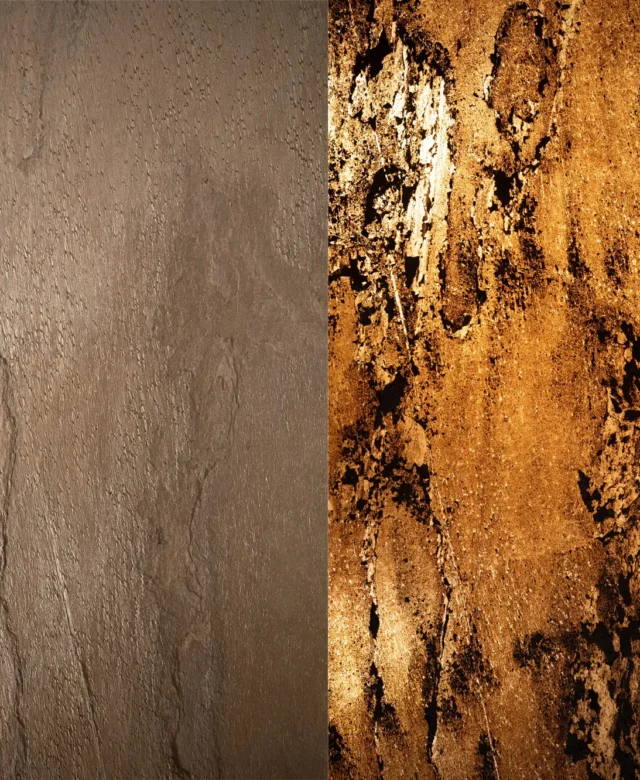 Ardezie Flexibila Translucida SKIN 2mm  - AuBurn, 185 x 61 cm | Iluminare Ambientala, Interior & Exterior