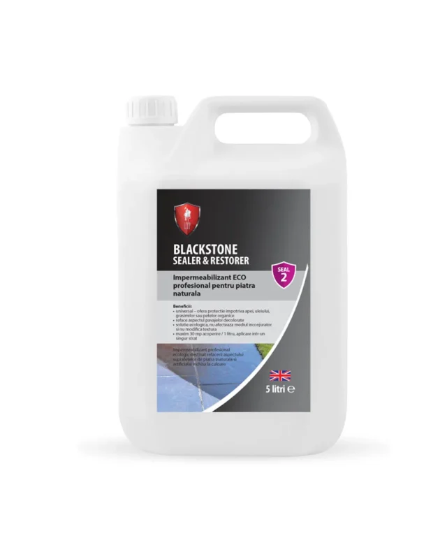 LTP Profesional BLACKSTONE - Impermeabilizant ecologic pt. refacerea placarilor exterioare, pt. piatra naturala,  5 L
