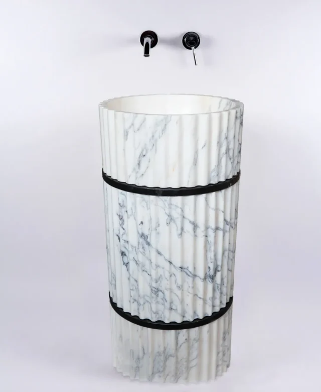 Chiuveta Tao Arabescato Riflata, 42 x 85 cm