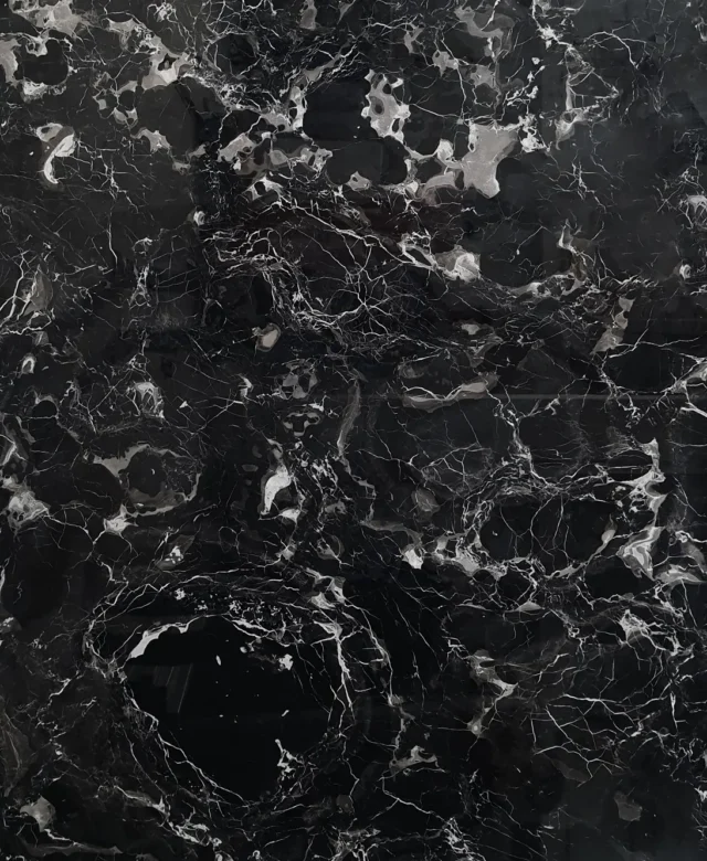 Lastra Marmura Saint Laurent Black Polisata, 2 cm