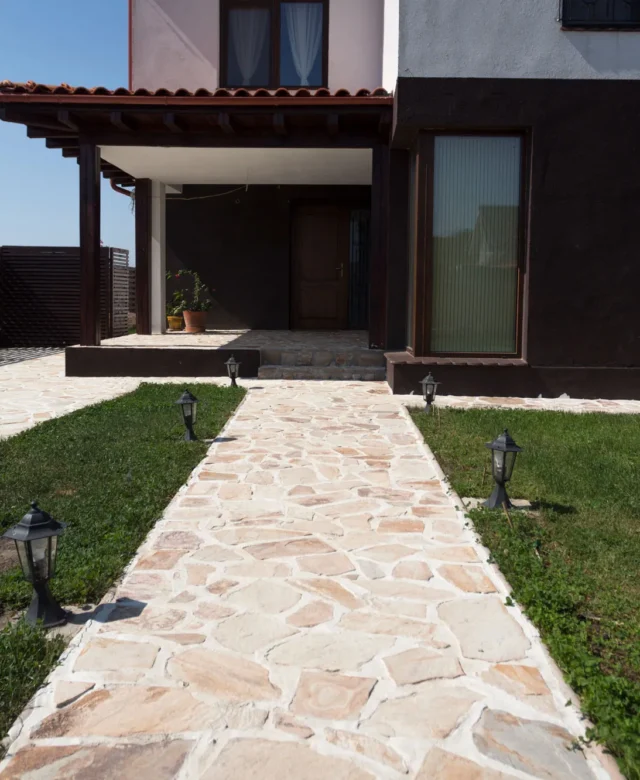 Ardezie Poligonala Rhodos Lespezi – Piatra Naturala pt. Pavaje, Pasi Gradina, Alei