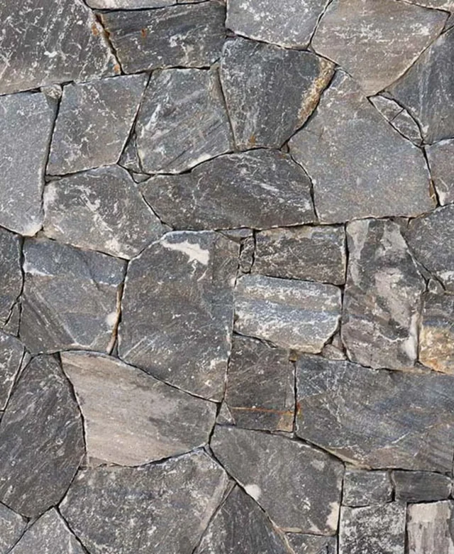 Marmura Poligonala Rock Face Black