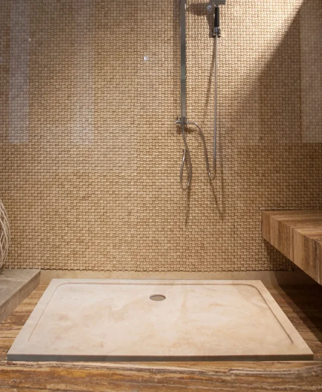 Cadita dus marmura Cappuccino ULTRA PLAT, 120 x 80 x 3 cm